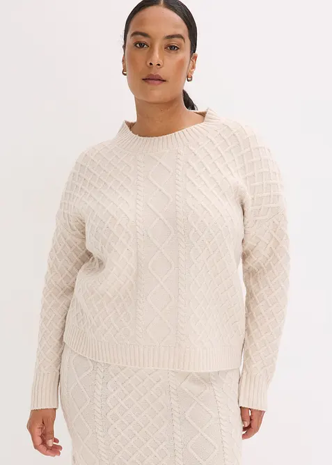 Grof gebreide trui, bonprix