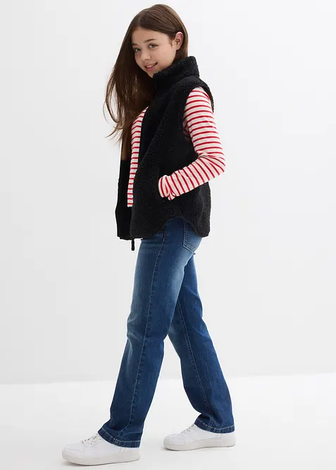 Straight jeans mid waist, bonprix