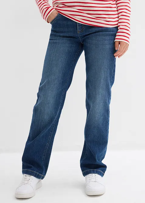 Straight jeans mid waist, bonprix
