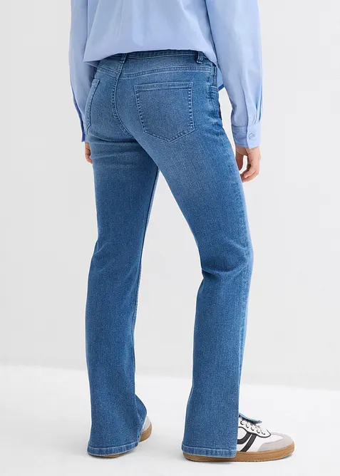Bootcut jeans, mid waist, bonprix