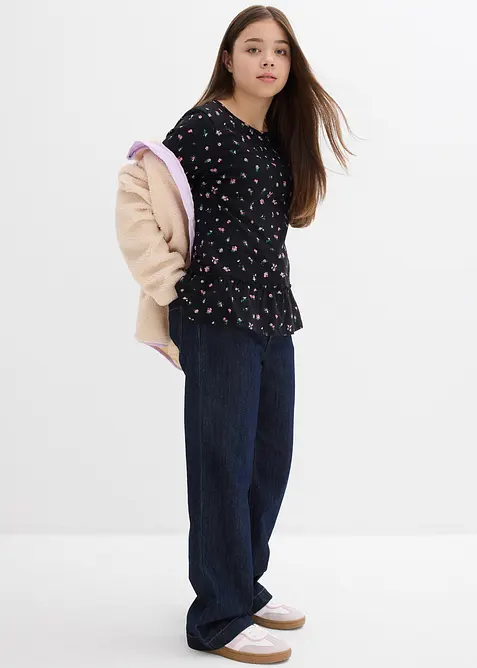 Longsleeve van een elastische katoenmix, bonprix