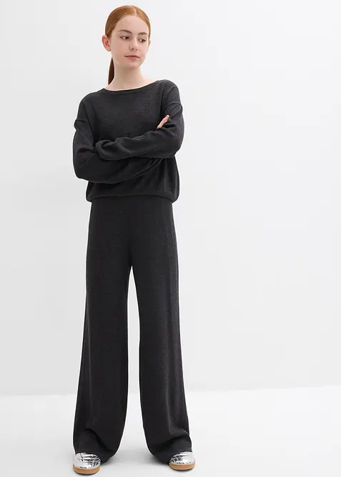 Shirt en broek in een zachte viscosemix (2-dlg. set), bonprix