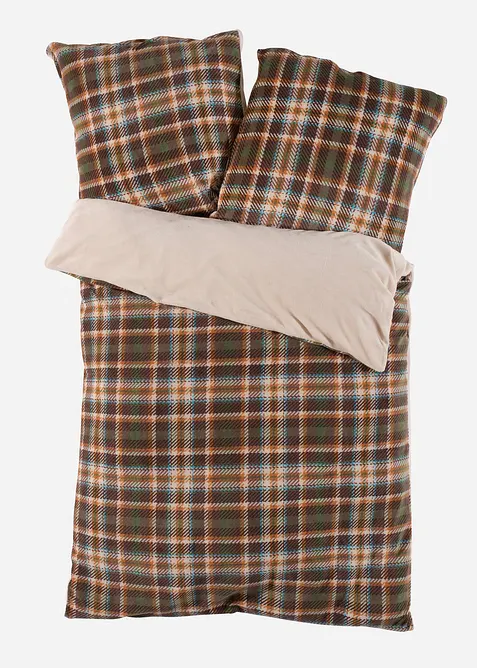 Dekbedovertrek  Cashmere Touch met ruitpatroon, bonprix