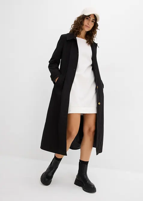 Sweatjurk van zacht frott&eacute;, bonprix