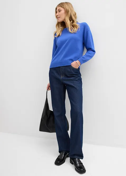 Oversized trui van puur katoen, bonprix