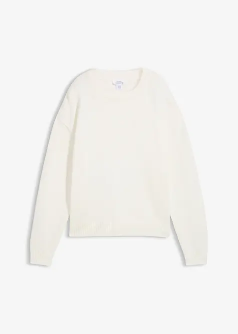 Oversized trui van puur katoen, bonprix