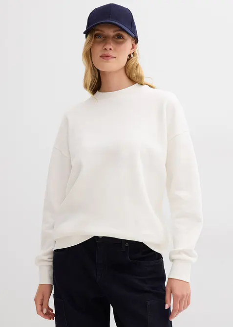 Oversized sweater van biologisch katoen, bonprix