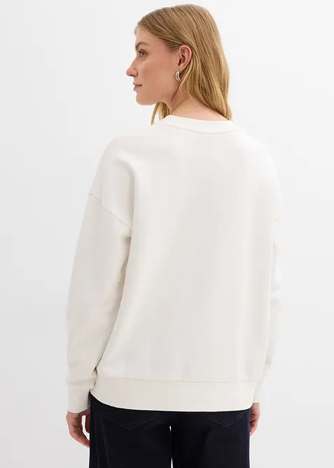 Oversized sweater van biologisch katoen, bonprix