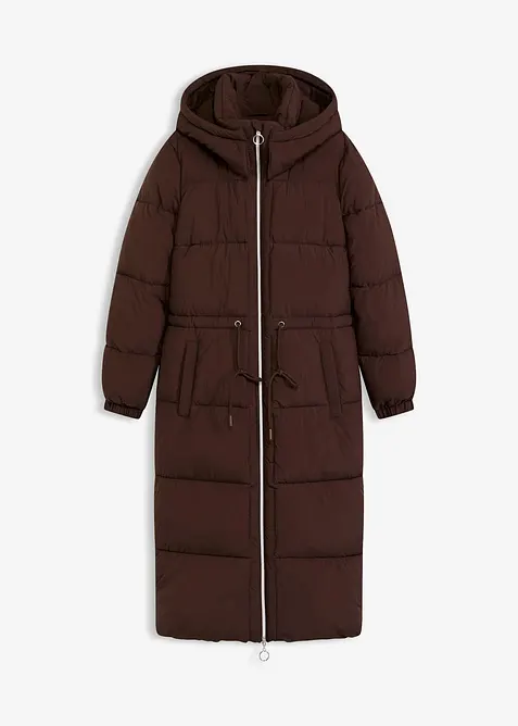 Lange gewatteerde jas, waterafstotend, bonprix