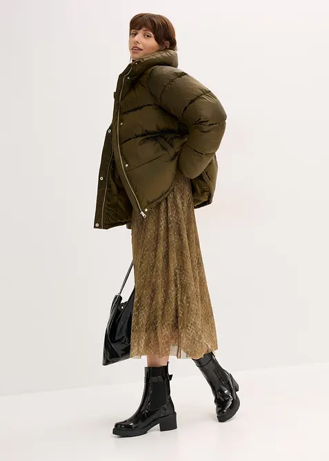 Oversized gewatteerde jas, bonprix