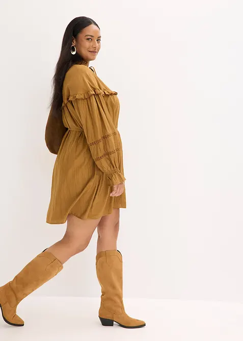 Tuniekjurk in een fijne viscosemix, bonprix