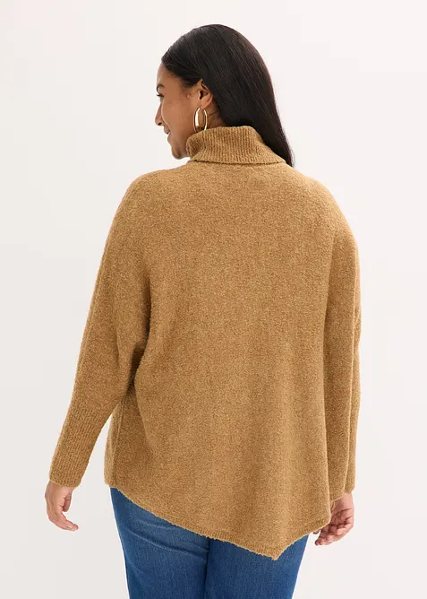 Oversized poncho trui, bonprix