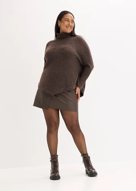 Oversized poncho trui, bonprix