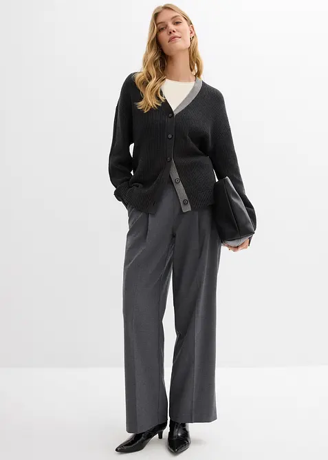 Fijn gebreid vest, bonprix