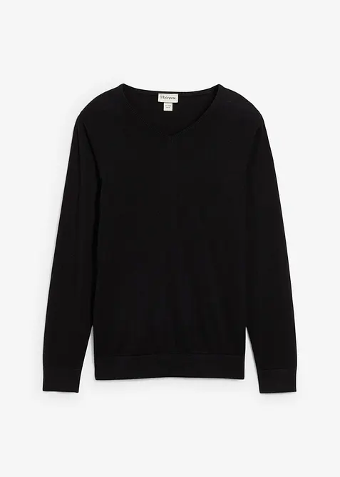 Fijn gebreide trui, bonprix