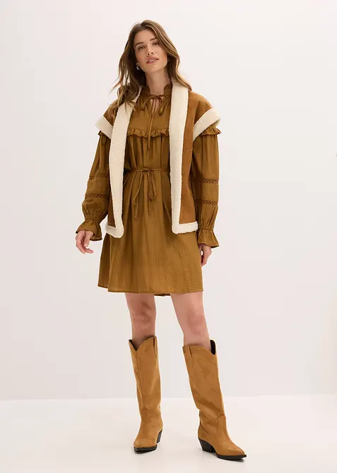 Imitatie lammy gilet, bonprix