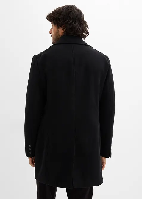 Korte coat in wollen look, bonprix