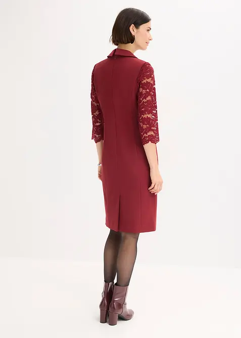 Blazerjurk met kanten mouwen, bonprix