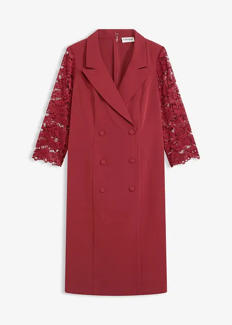 Blazerjurk met kanten mouwen, bonprix