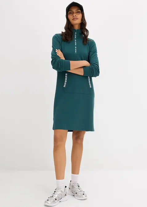 Zachte sweatjurk, bonprix