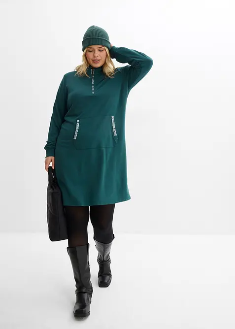 Zachte sweatjurk, bonprix