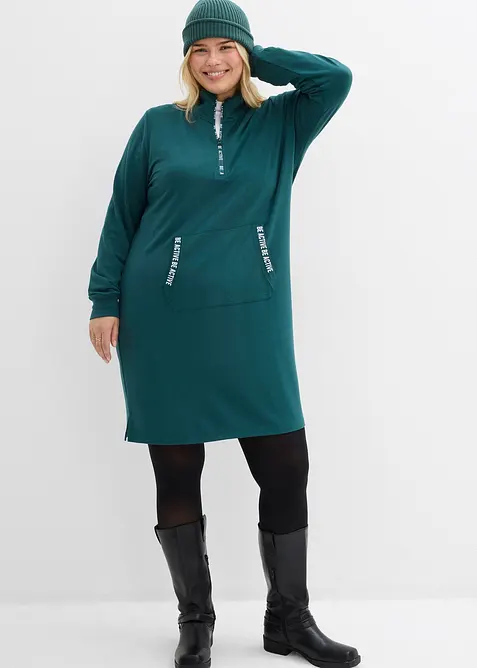 Zachte sweatjurk, bonprix