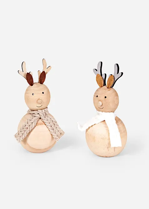 Decoratief figuurtje Eland (set van 2), bonprix