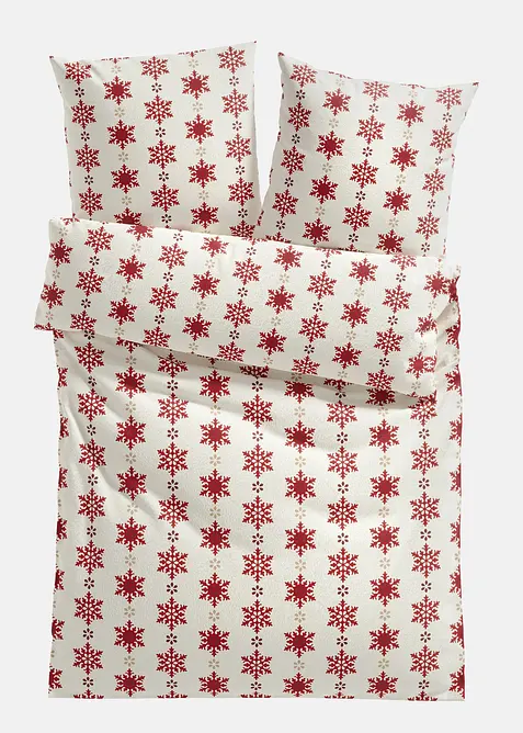 Dekbedovertrek met sneeuwvlokken, bonprix