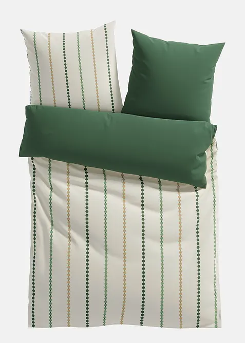 Dubbelzijdig dekbedovertrek met strepen, bonprix