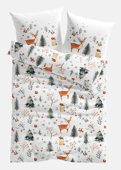 Dekbedovertrek met ree&euml;n, bonprix