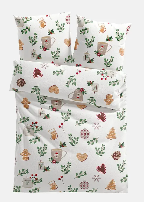 Dekbedovertrek met kerstkoekjes, bonprix