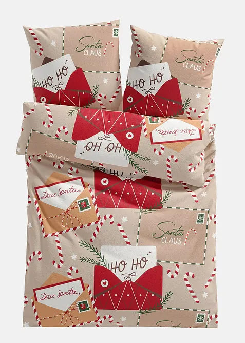 Dekbedovertrek met kerstmotief, bonprix