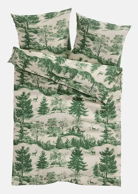 Dekbedovertrek met boslandschap, bonprix