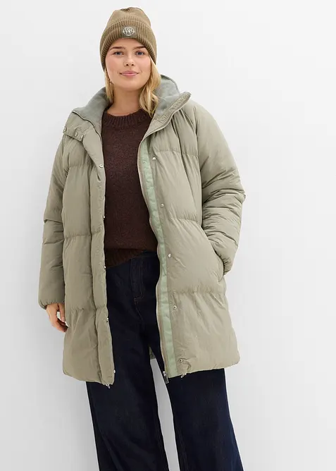 Lange gewatteerde jas, bonprix