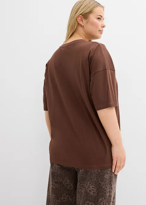 Oversized T-shirt van puur biologisch katoen, bonprix
