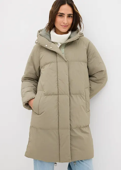 Lange gewatteerde jas, bonprix
