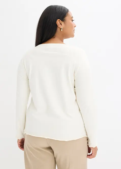 Longsleeve van katoen met stretch, bonprix