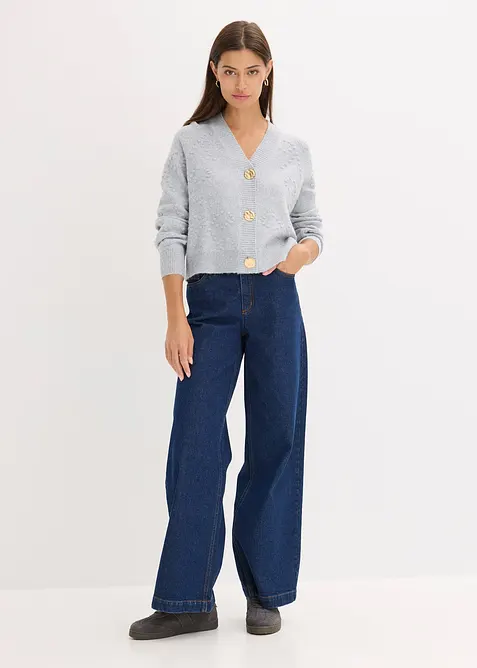 Ajour vest met structuur, bonprix