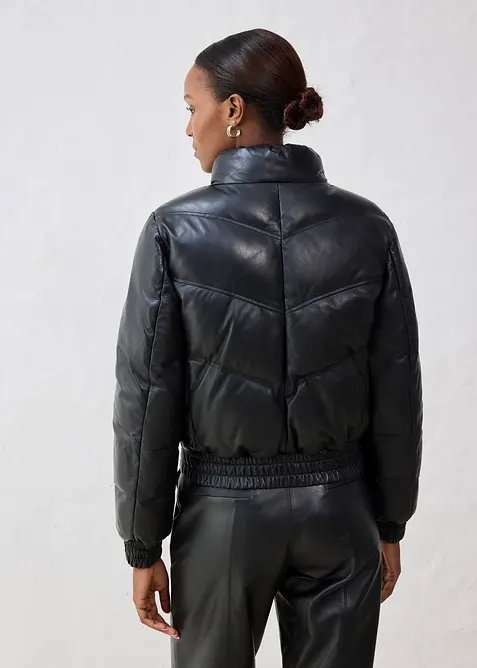 Leren jas van lamsnappa, bonprix