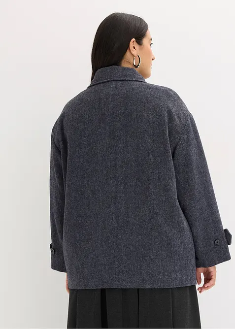 Lange peacoat in wol-look, bonprix