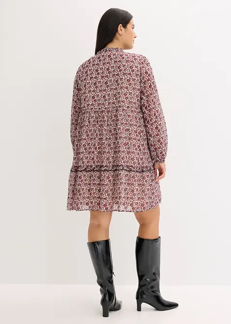 Jurk met borduursel, bonprix