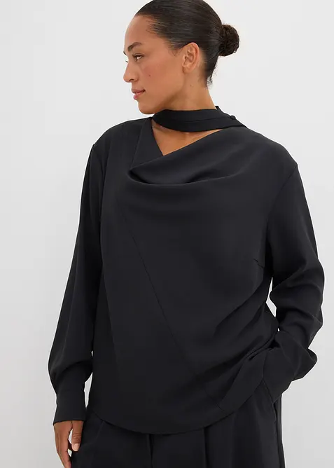 Licht glanzende shirtblouse, bonprix