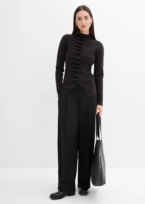 Vest in een zachte viscosemix, bonprix