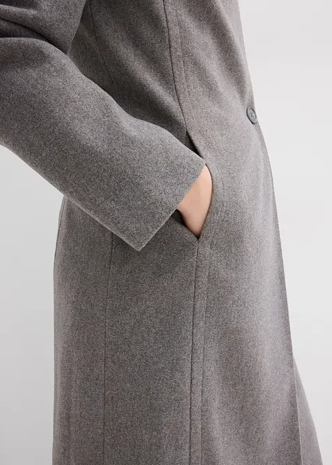 Lange jas in wollook, bonprix