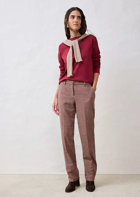 Longsleeve met zijde, bonprix