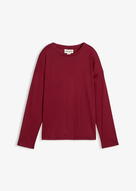 Longsleeve met zijde, bonprix