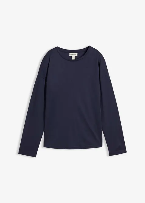 Longsleeve met zijde, bonprix