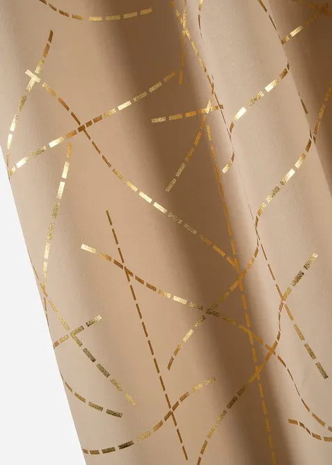 Verduisterend gordijn met glans, ook in extra lang (1 stuk), bonprix