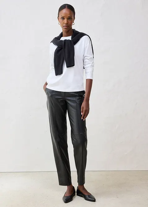 Longsleeve met zijde, bonprix