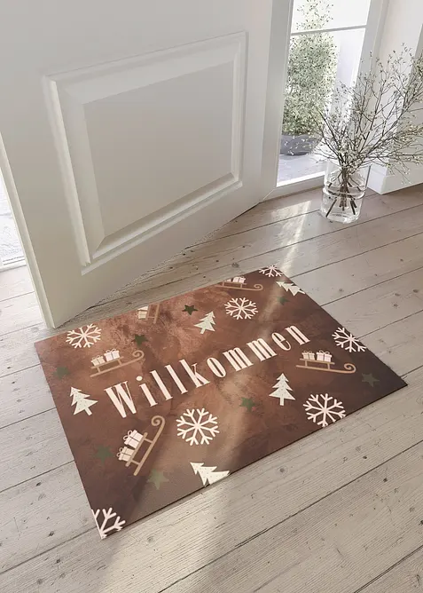 Deurmat met kerstmotief, bonprix